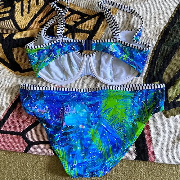 PANACHE SWIM SUIT 32FF/34G/ L bottom - Picture 2 of 5